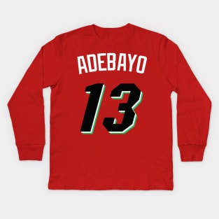 Bam Adebayo Kids Long Sleeve T-Shirt